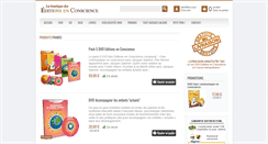 Desktop Screenshot of editions-en-conscience.com