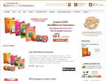 Tablet Screenshot of editions-en-conscience.com